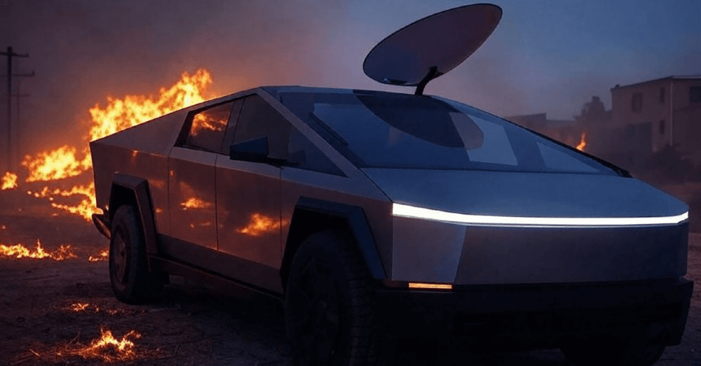 Tesla Cybertrucks Roll Out Free Starlink Wi-Fi in LA Fire Zones